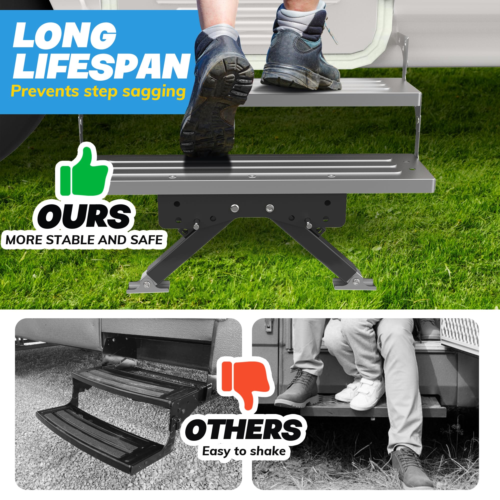 RV Step Stabilizer Kit,RV Step Support Stabilizer For