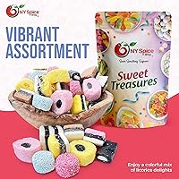 Vista 2 de NY Spice Shop Dulces de regaliz Allsorts - 1 libra de regaliz Allsorts - Surtido de dulces de regaliz - Caramelo de regaliz de chocolate - Caramelo
