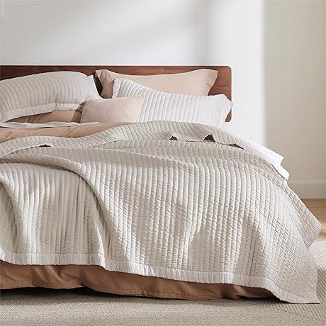 Bedsure Corduroy Queen Quilt Set: Ultimate Comfort for Your Bed