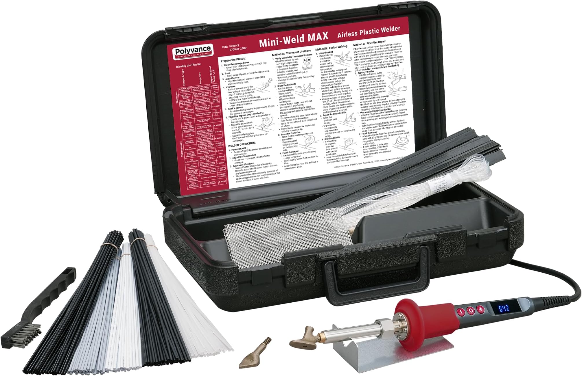 Mini-Weld MAX Airless Plastic Welder Kit