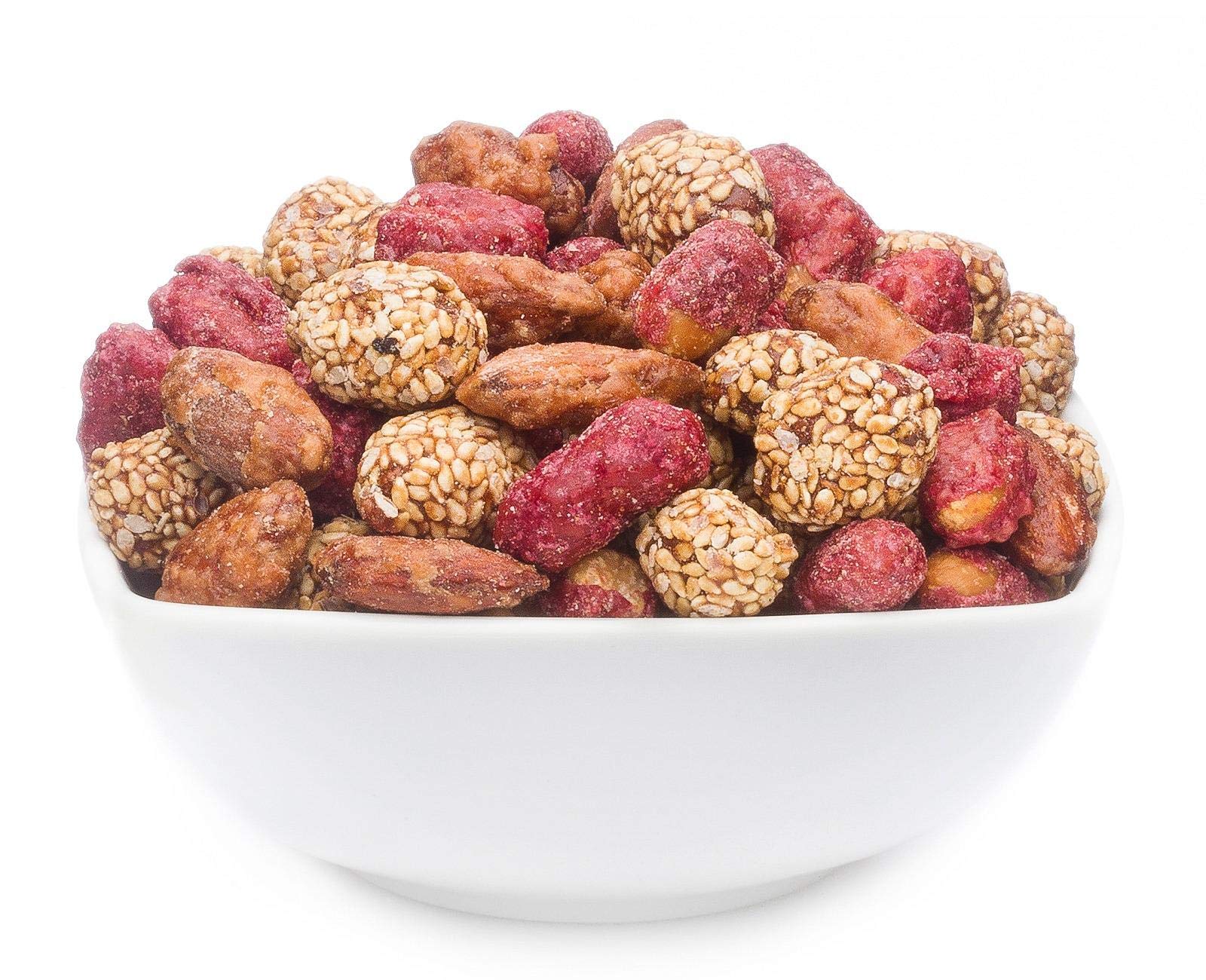 1 x 3kg Nordpolmischung mit feuergebrannten Mandel & gebrannten Erdnüssen in Sesamhülle mit Zimt vegetarisch vegan