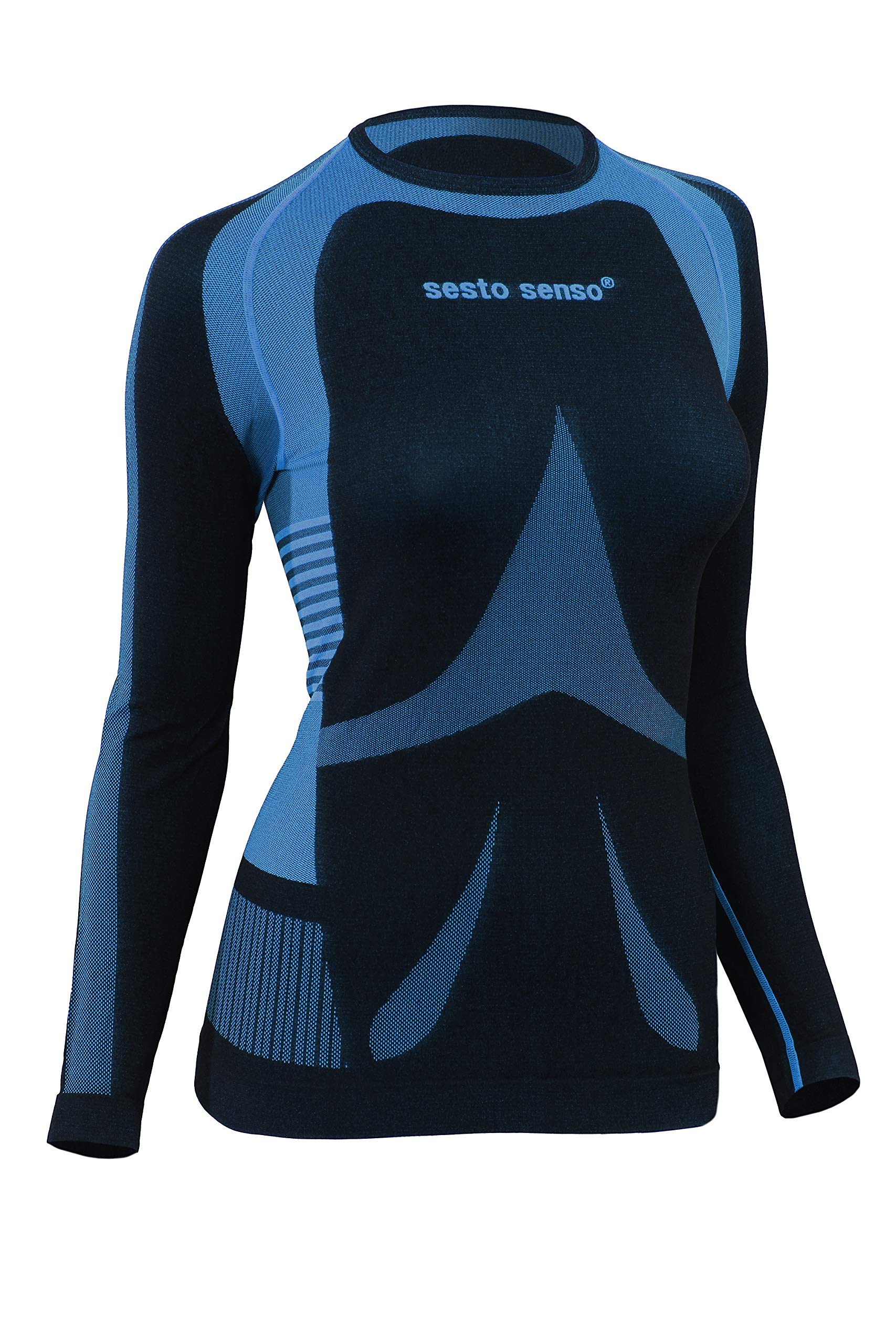 sesto senso Damska bielizna funkcyjna z długim rękawem, koszulka sportowa