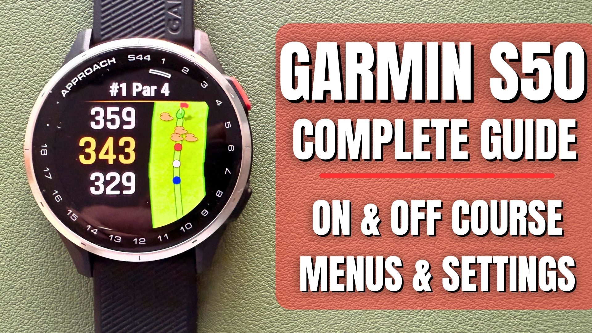Watch Garmin approach S44 - Complete Walkthrough on Amazon Live