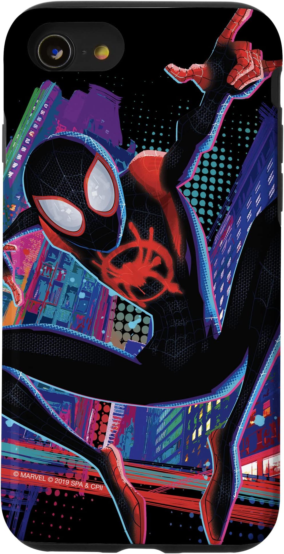 Marvel Spider-Man nella città di Spider-Verse Miles Morales Custodia