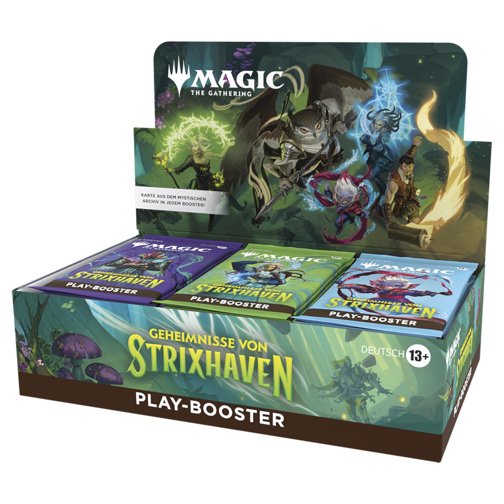 Magic: The Gathering Geheimnisse von Strixhaven – Play-Booster-Display (Deutsche Version)