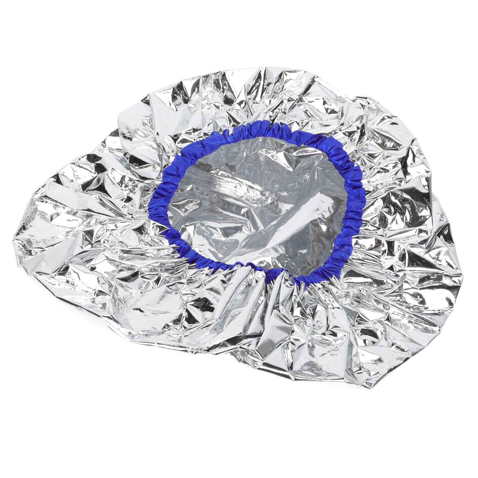 Thermal Hair Conditioning Cap with Aluminum Foil Self-Heating Scalp Protection Heat Cap for Home Hair Dyeing and Deep Conditioning Elastic Silver Salon-image-40