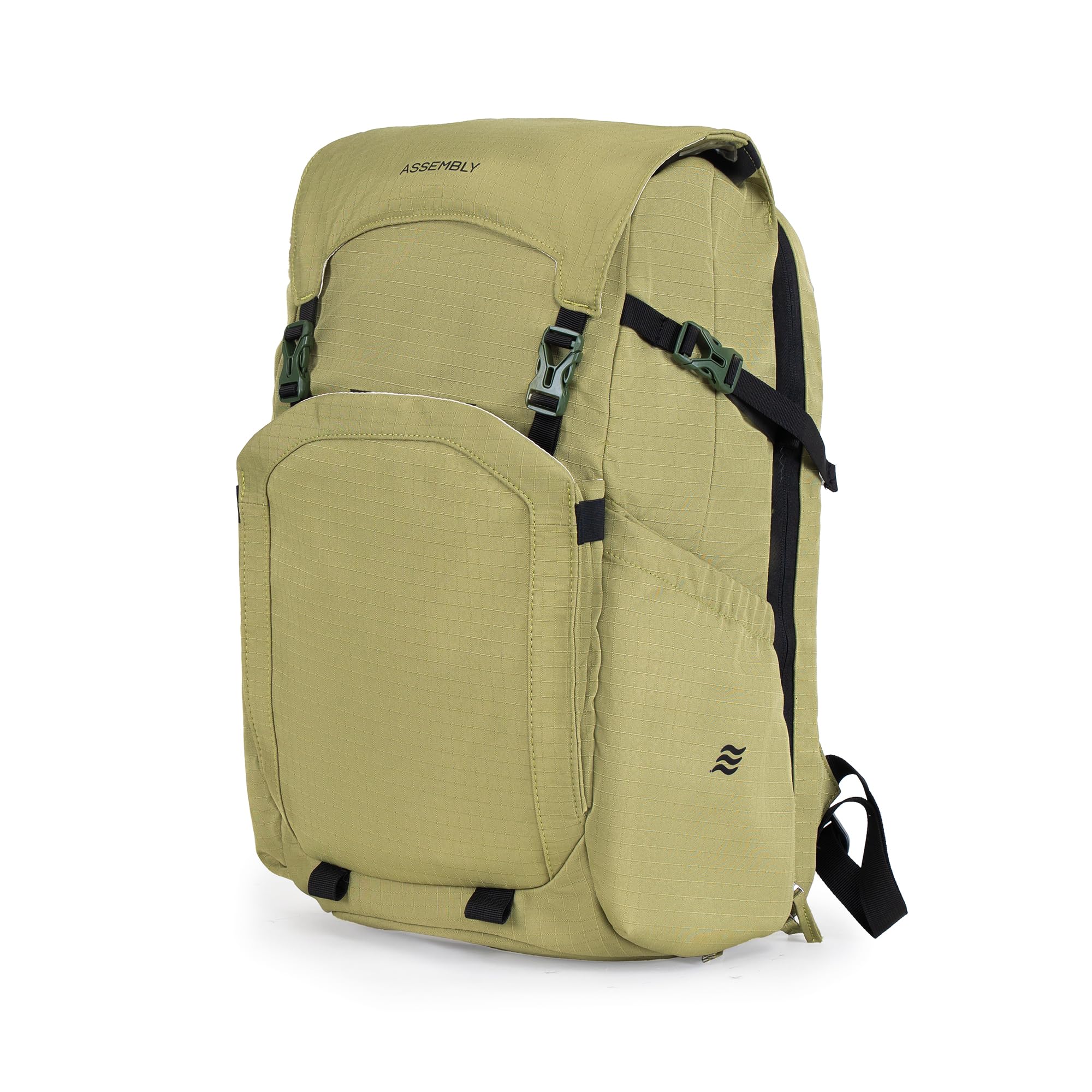 Assembly Trekking Backpack with Laptop Compartment, Hiking Bag for Travelling with Expandable Base & Breathable Back Padding | 600D Ripstop Trekking Bag| 48L | Scape-image-41