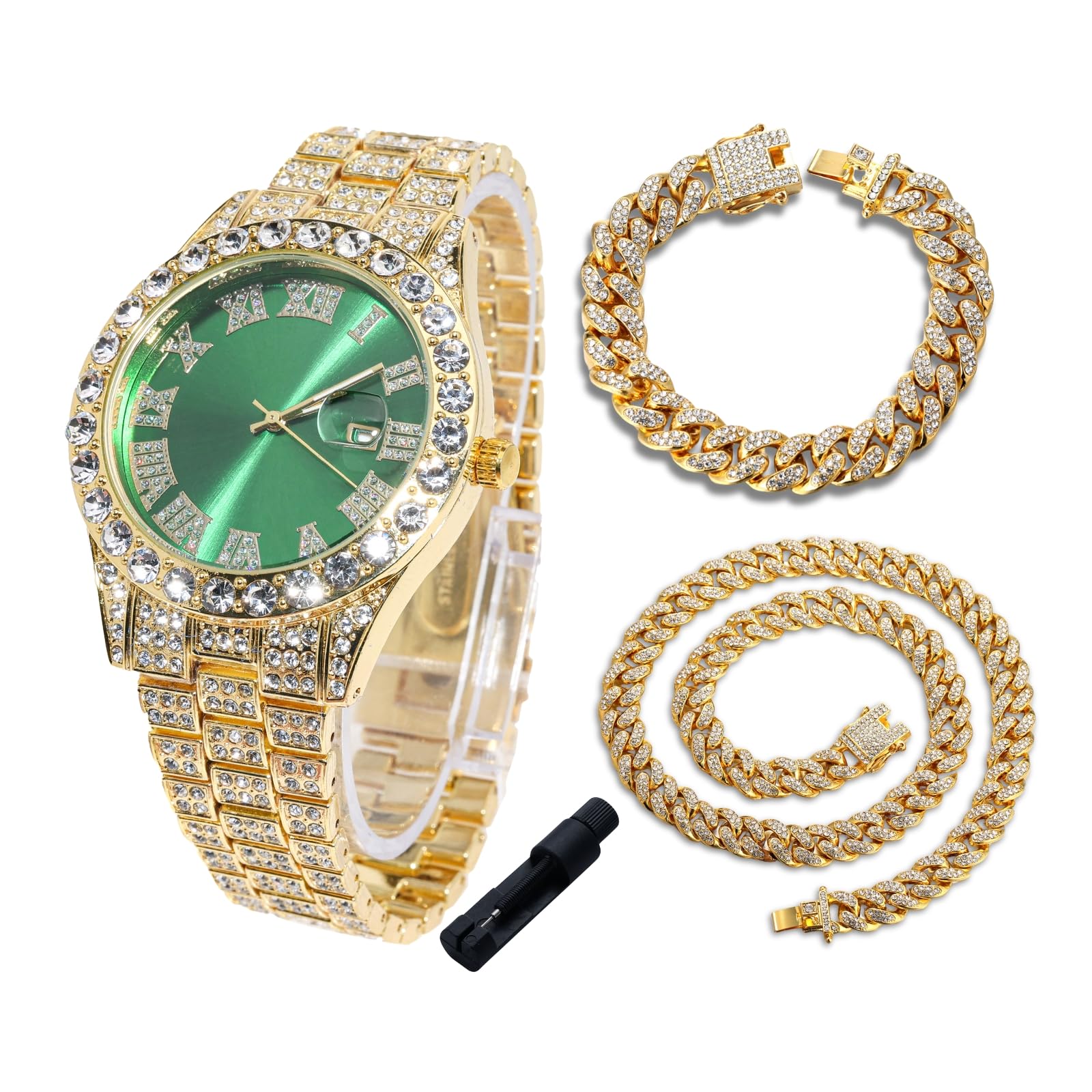 Halukakah Watch for Kids - 42MM Blue/Green/Red Dial - 8" Length