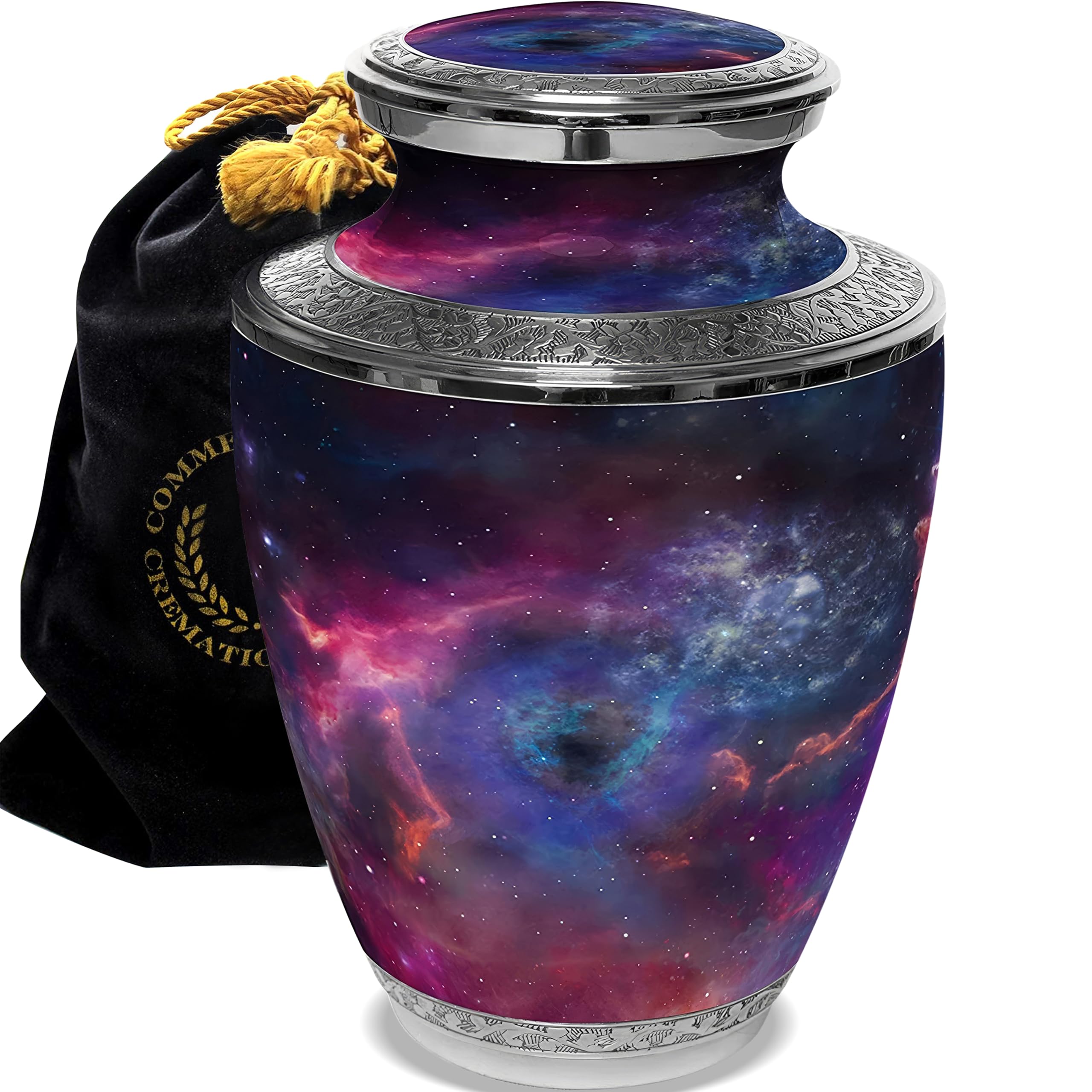 Cosmic Galaxy Cremation Urns for Human Ashes Adult Female Urns for Ashes