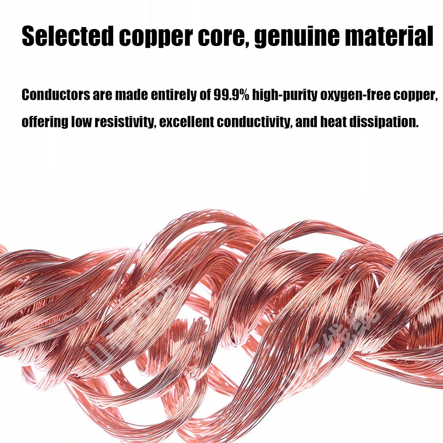 マイカ絶縁耐火電線、3芯純銅マイカ電線、耐熱500℃、耐火ケーブル（工業用加熱炉、高温機器向け）(30ft,1.5mm&sup2;)