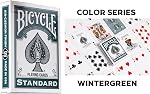 Bicycle Playing Cards 3 Deck Color Series Bundle. Collector's Bundle Including 3 Rider Back Decks Pumpkin, Cinnamon and Wintergreen. Includes Clear Acrylic Display Case.