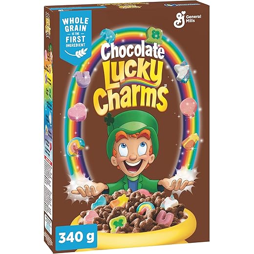 Lucky Charms Chocolate Cereal - 340g