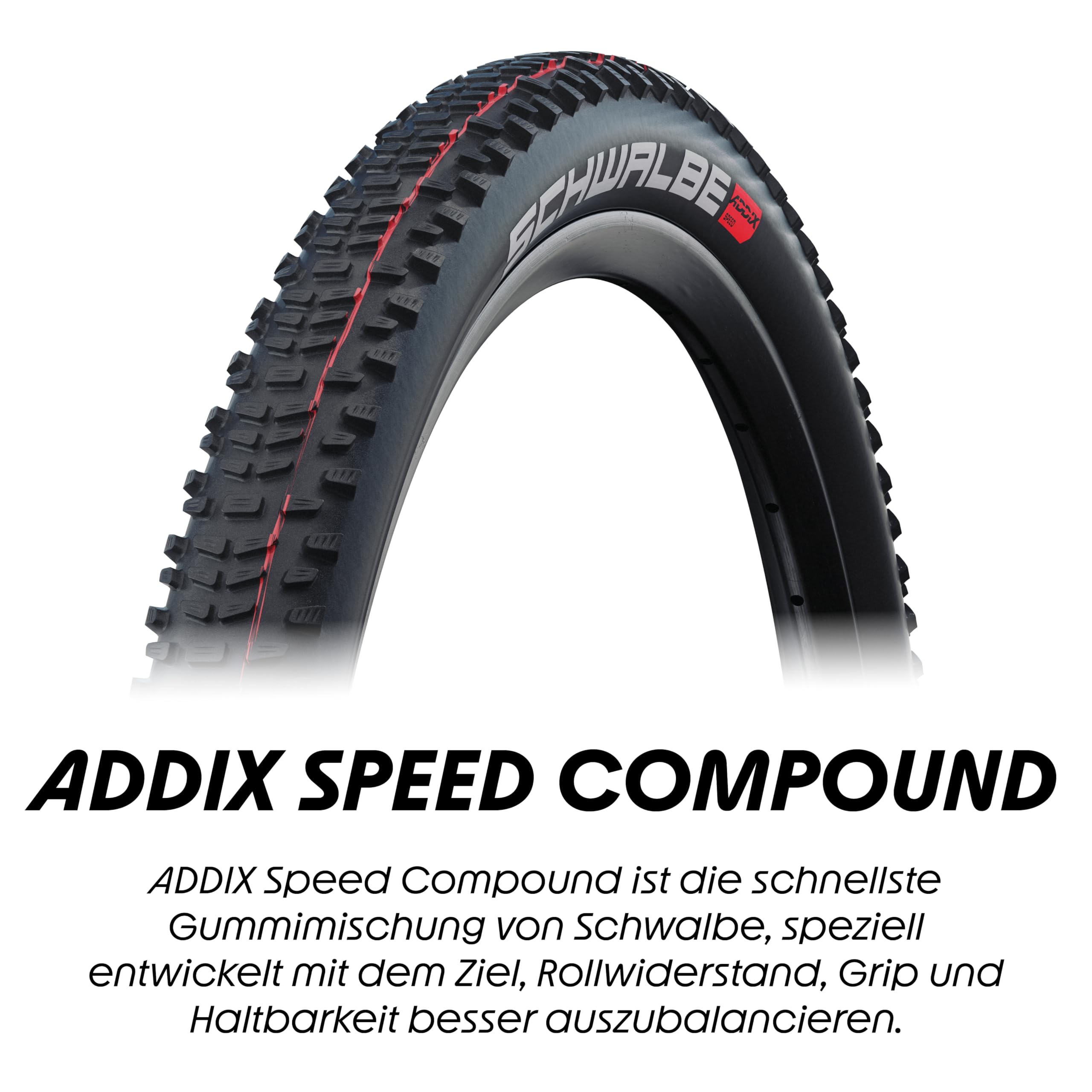 Schwalbe Fahrradreifen Racing Ralph – Cross Country Fahrradreifen – Hinterrad 26, 27.5 & 29 Zoll – TLE/TLR Reifen für Mountainbike, Marathon- und 