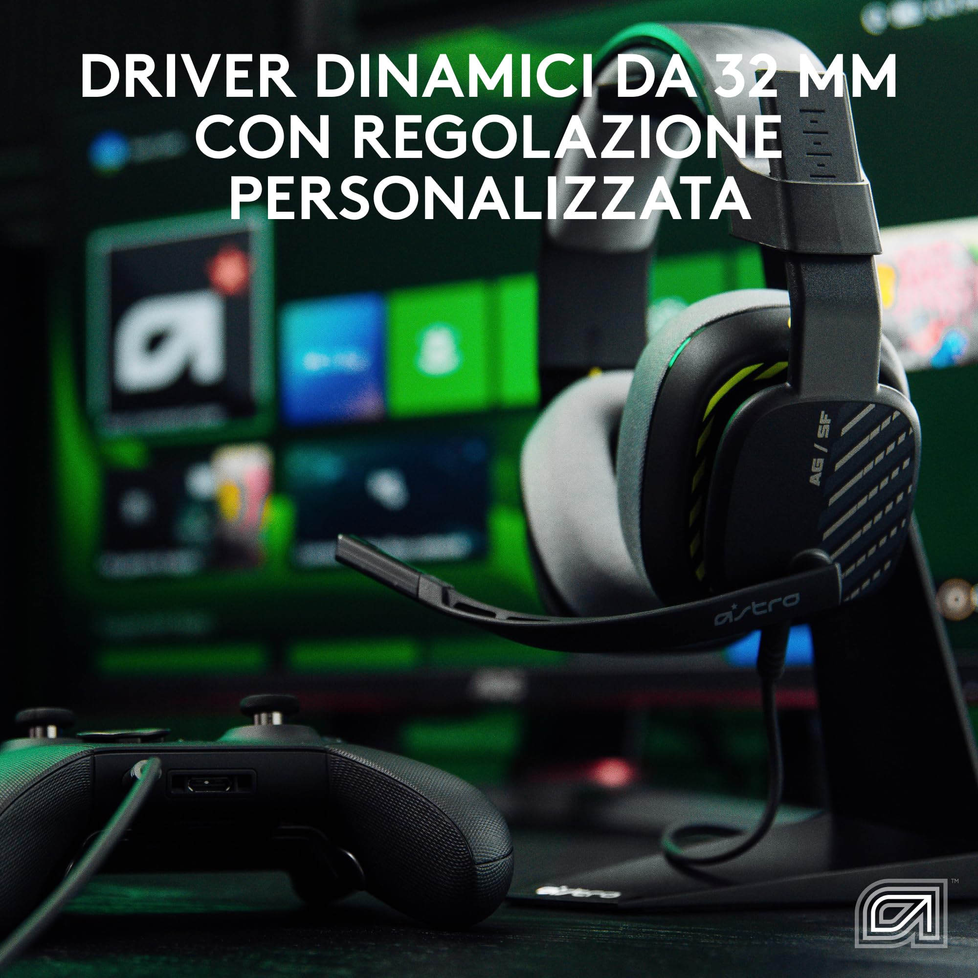 Logitech G G920 Driving Force Racing Wheel Volante da Corsa, Pedali Regolabili + A10 Cuffie Gaming Cablate Gen 2, Cuffie da Gioco Over-Ear con Microfono Flip-to-Mute, Xbox Series X/S PC, Nero