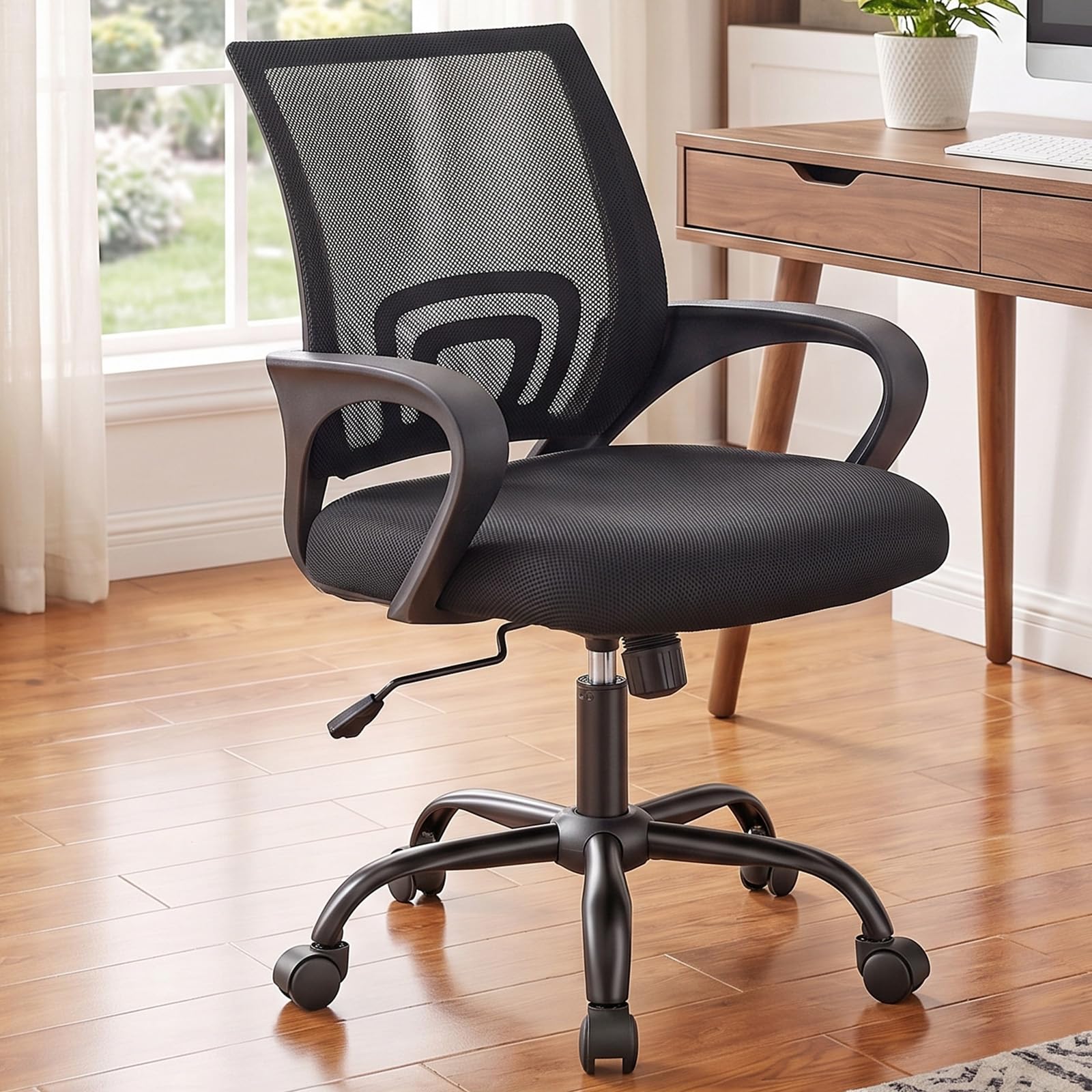 DUMOS Ergonomic Office Chair, Executive Desk Chair with Lumbar Support