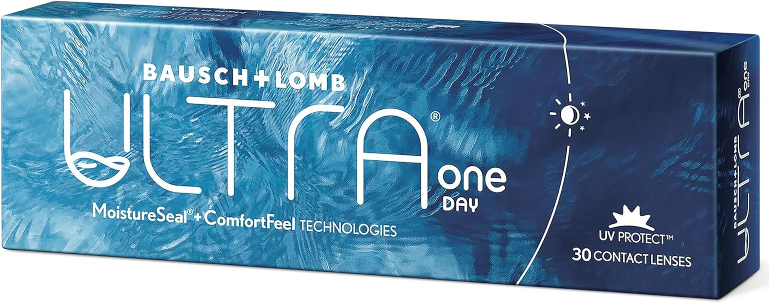 Bausch + Lomb ULTRA ONE DAY Tageslinsen | Bausch + Lomb | Sphärisch | 30 Linsen | BC 8.60 mm | DIA 14.2 | -3.75 Dioptrien