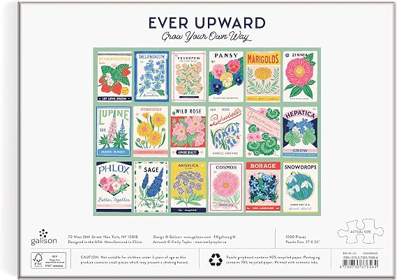 Galison - Ever Upward Grow Your Own Way 1000 Piece Jigsaw Puzzle