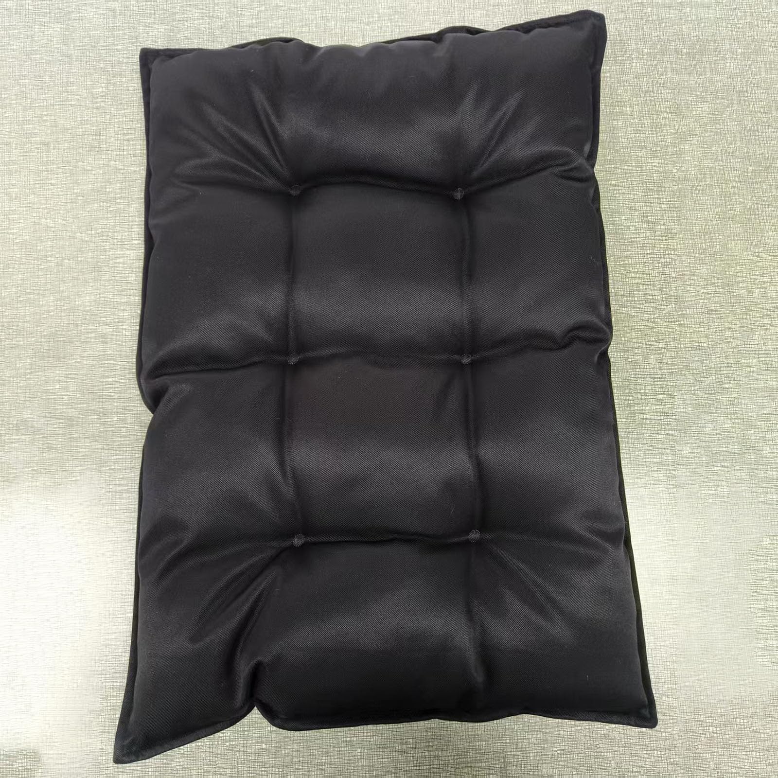 Duty Chew Tapis de cage pour chien - Coutures renforcées - Lavable en machine - Noir - Imperméable