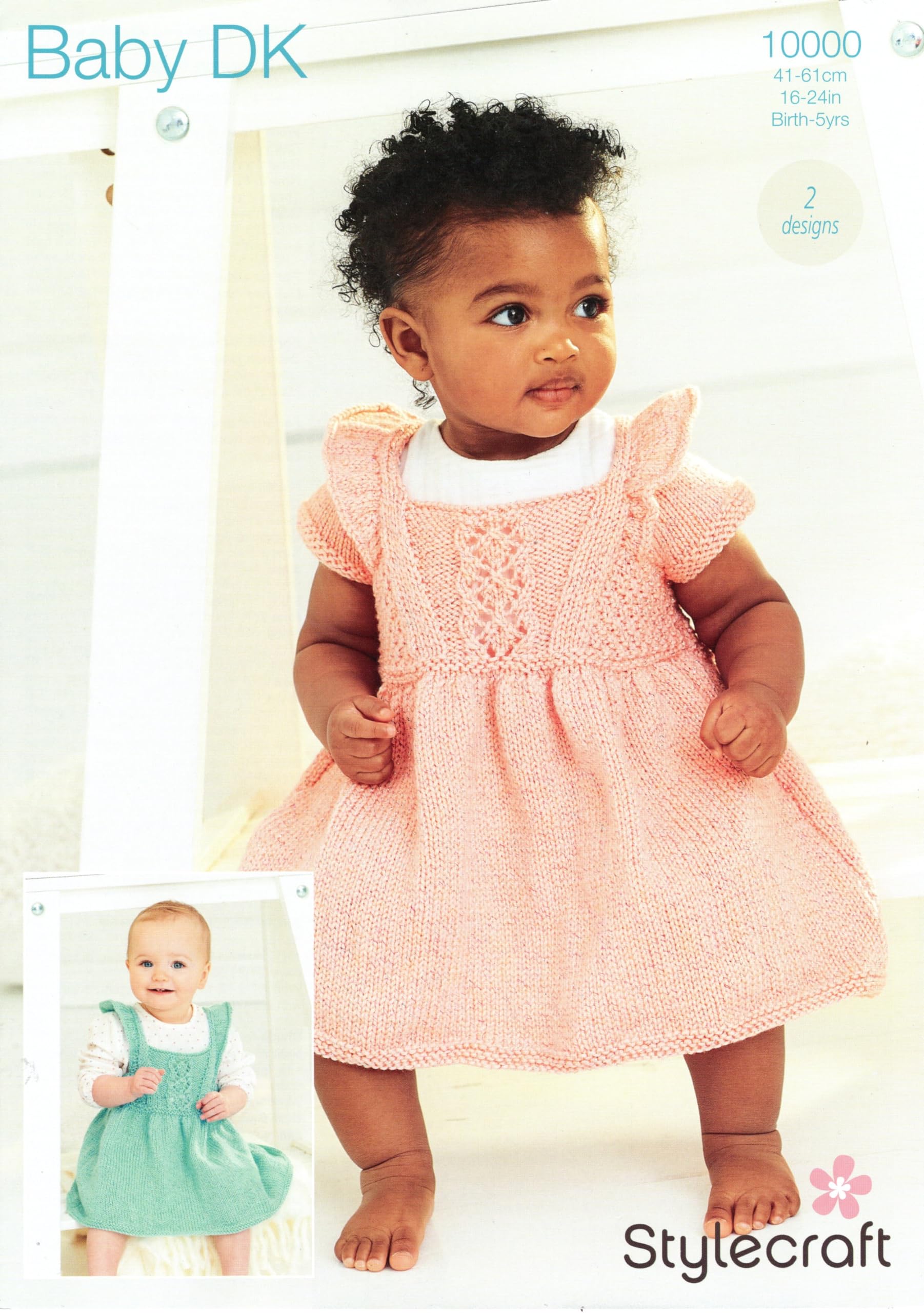 Stylecraft Baby DK Knitting Pattern - 10000  Dresses - Birth to 5 Years