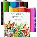 FanVean Colored Pencils Set 50 count Color Pencil for adult Coloring School Supplies Gifts for kids & Adults