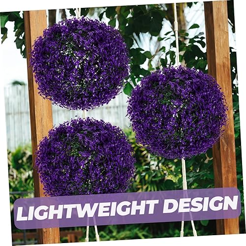 Miniatura 3 de Ciieeo Bola de hierba de eucalipto, plantas de interior, bola de boj de imitación para interiores, decoración de Navidad, decoración artificial para