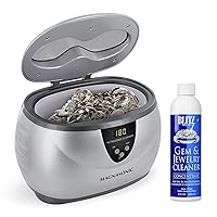 Vista 11 de Limpiador ultrasónico joyería y lentes profesional Magnasonic con temporizador digital MGUC500