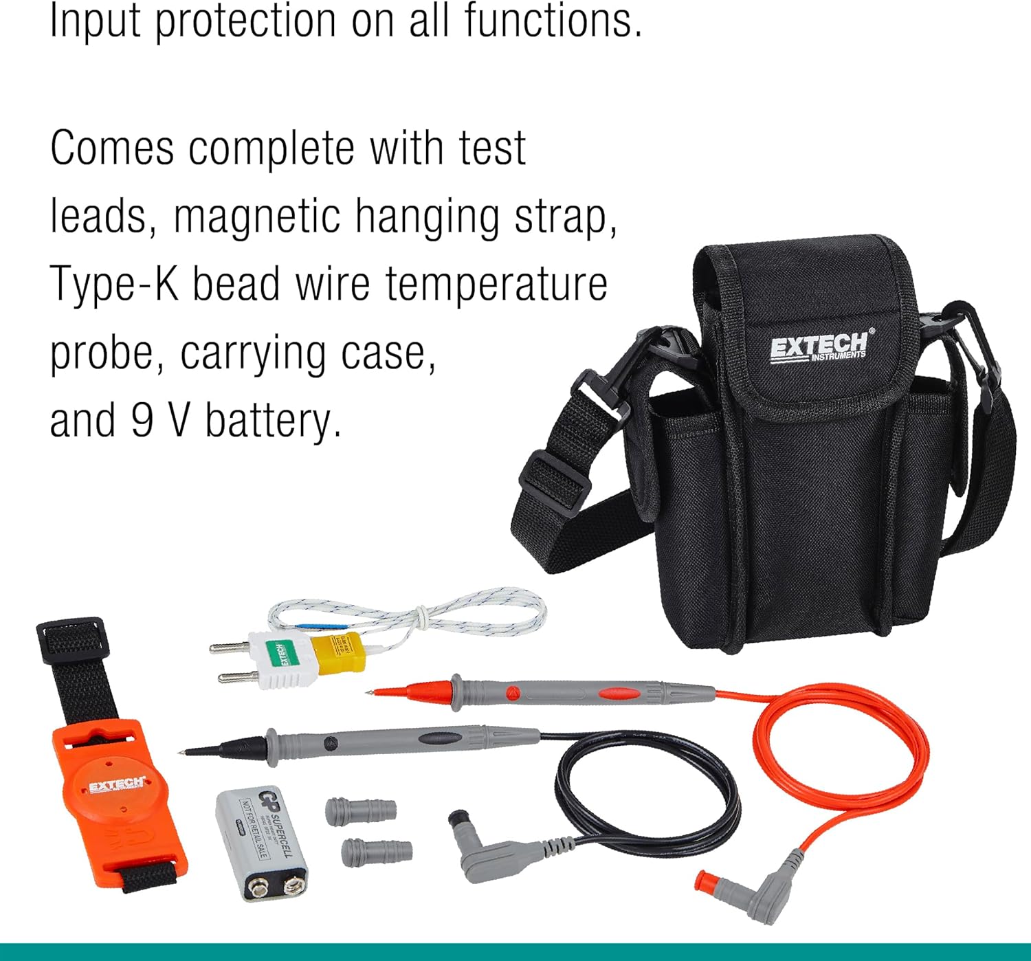 Extech EX505A Heavy Duty True RMS Multimeter (6000 Count)