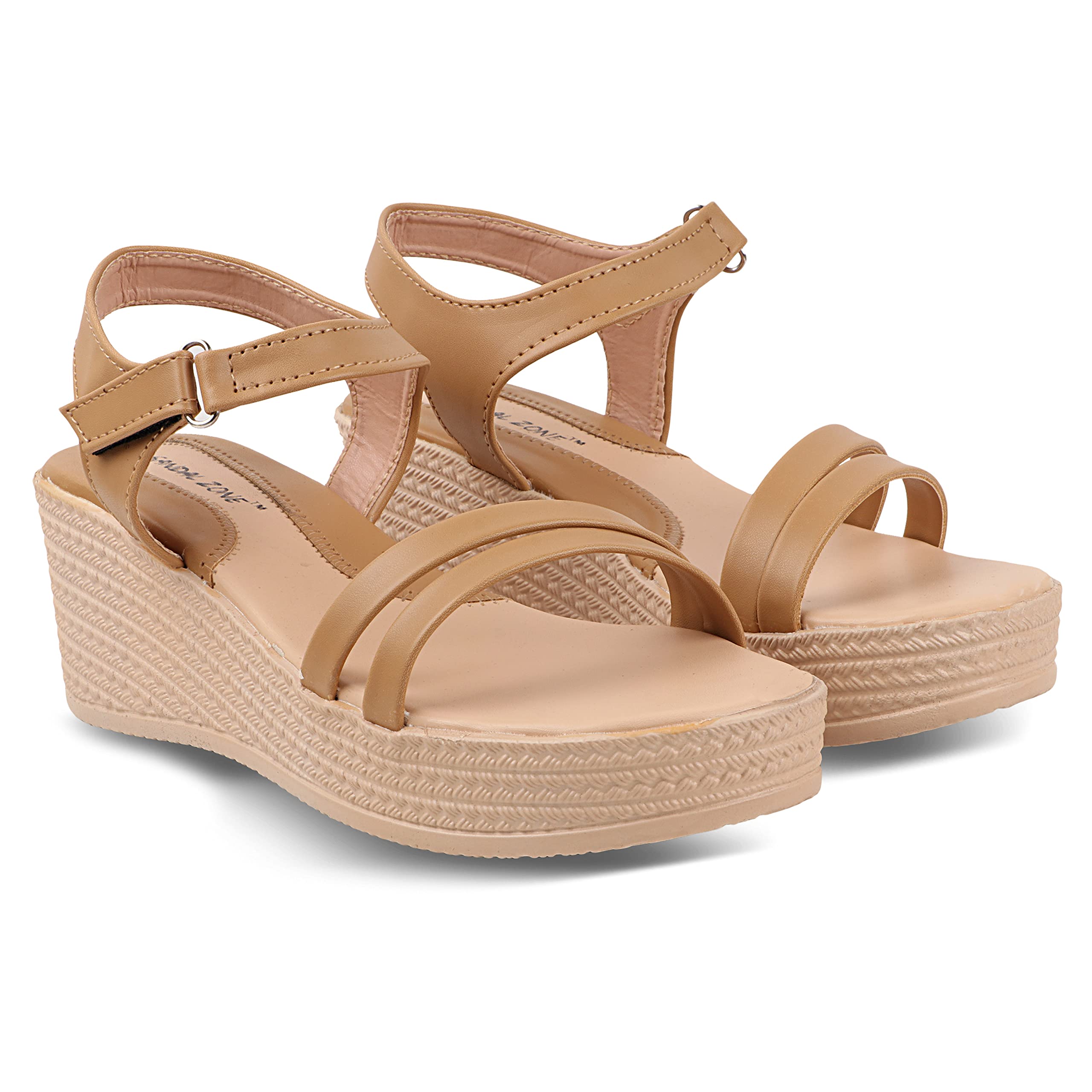 SANDAL ZONE Women Wedges Sandals Comfortable and Stylish Fashion Sandal Wedges (B0B5VCR524) Amazon Price History, Amazon Price Tracker