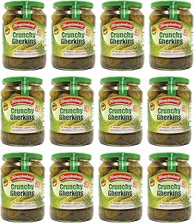 Hengstenberg Crunchy Gherkins, 24.3 Ounce (Pack of 12)