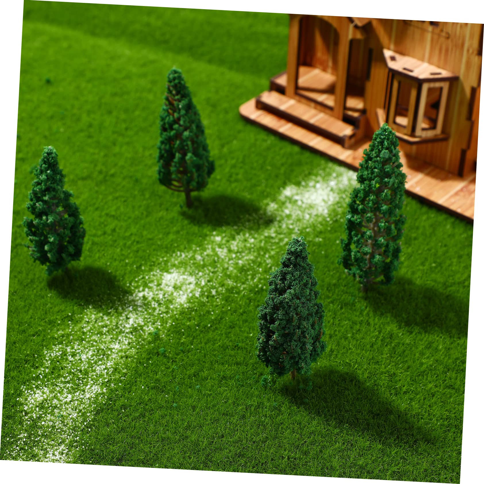 SHINEOFI 72pezzi Miniature Model Trees for Landscape Scenery Realistic Fake Trees for Train and Tables Craft Ornaments and Educational Play