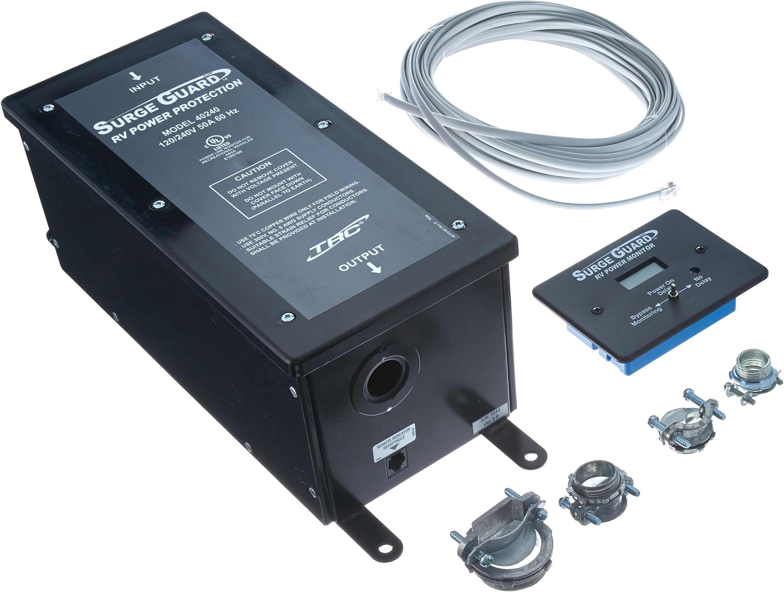 Technology Research 40240 50 Amp Surge Guard with LCD