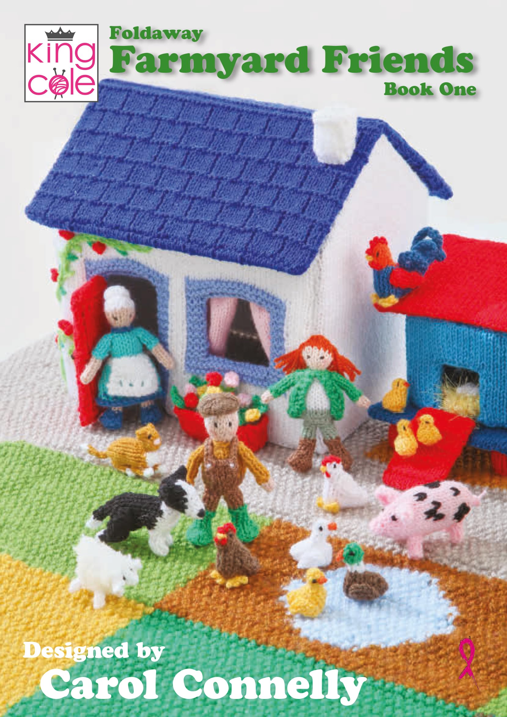 King Cole Foldaway Farmyard Friends - Book 1 - Knitting Toy Pattern Book