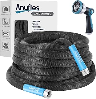 Aunfles Flexible Garden Hose with Spray Nozzle