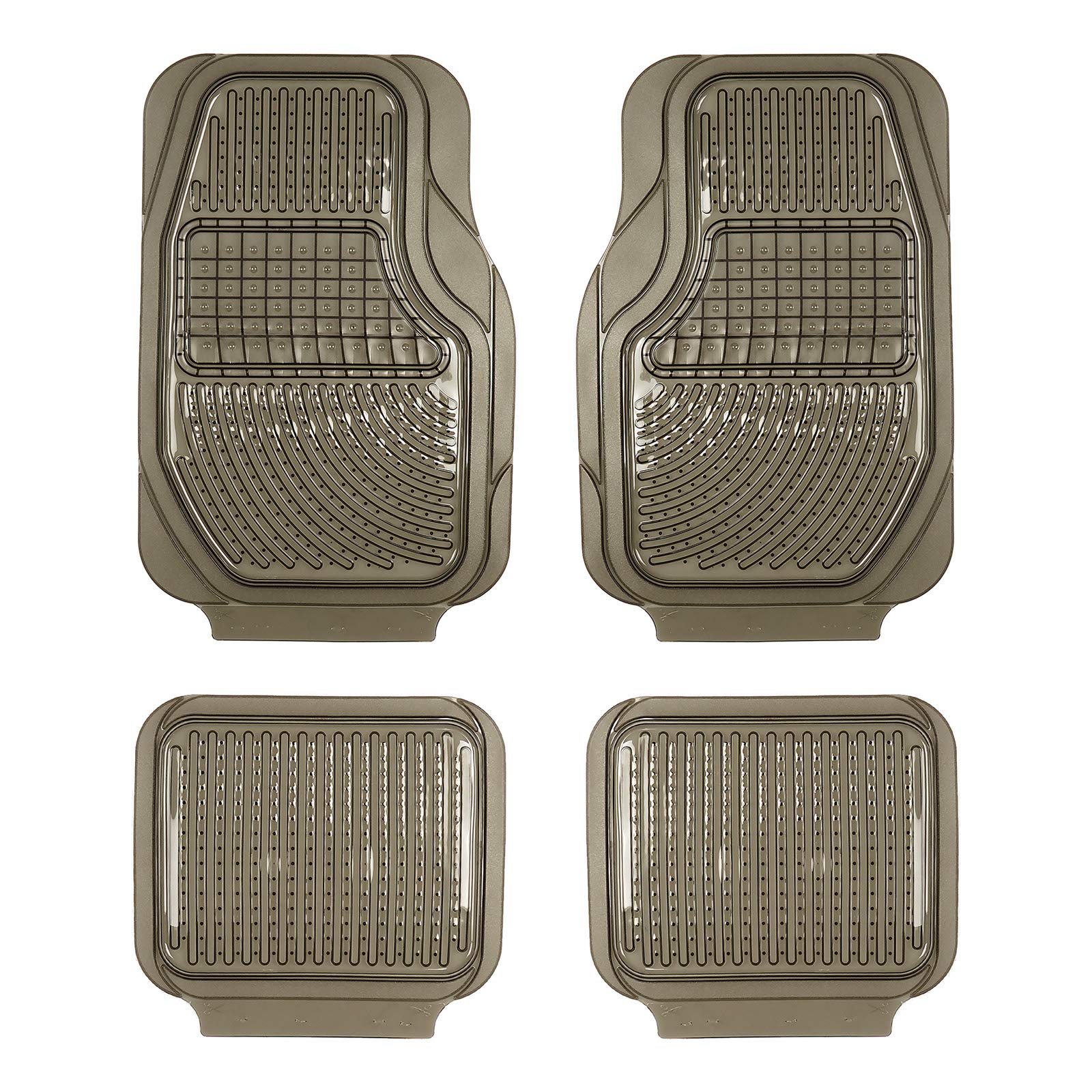CAR MAT CLEAR MAT 4 PIECE SET SENTRY SMOKE