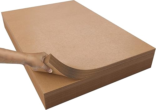 Miniatura 8 de Hojas de papel kraft  15 x 20 pulgadas  240 hojas de papel de regalo marrón  Papel de manualidades resistente para envío  Papel de construcción