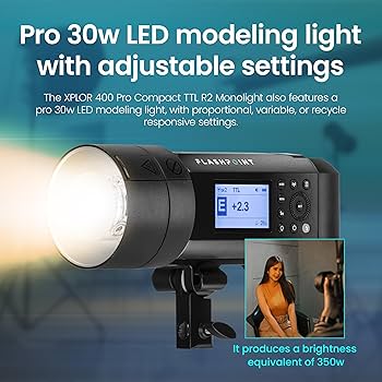 Amazon.com : Flashpoint XPLOR 400 PRO TTL Li-ion Battery-Powered