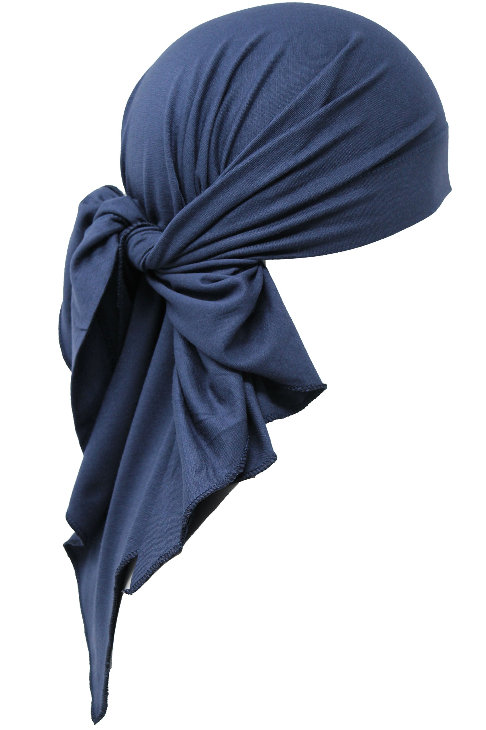 Deresina Headwear Men's Denim Deresina's Unisex Extra-Large Bandana For Hair Loss ( - One Size)