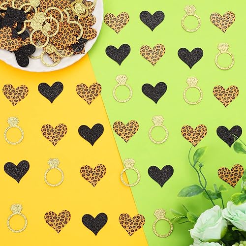 Miniatura 3 de Decoraciones de leopardo para despedida de soltera, confeti de leopardo, confeti de mesa de leopardo, guepardo, despedida de soltera, suministros