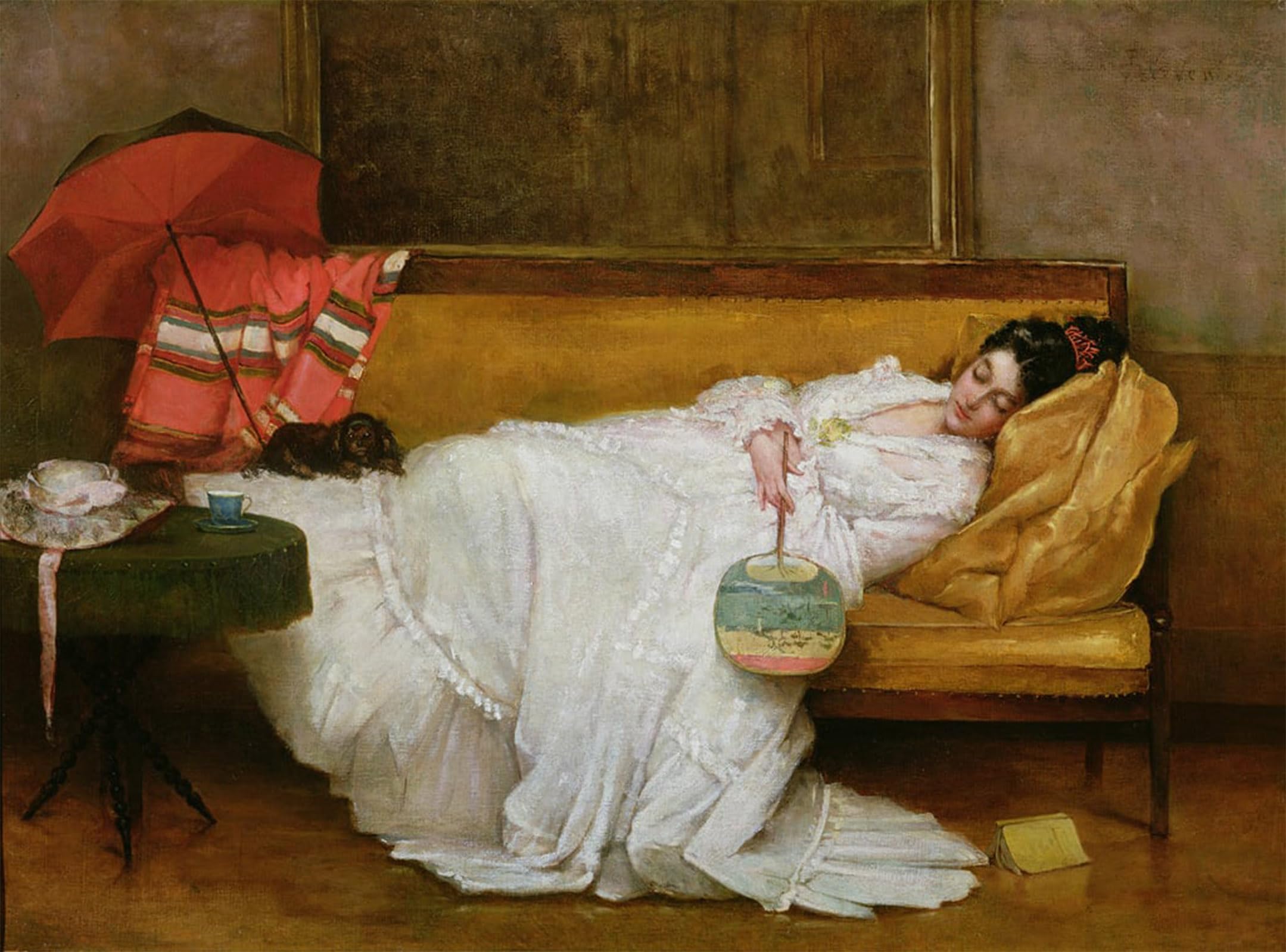 Tableaux imprimer affiche toile Alfred Emile Stevens de qualité musée - 5