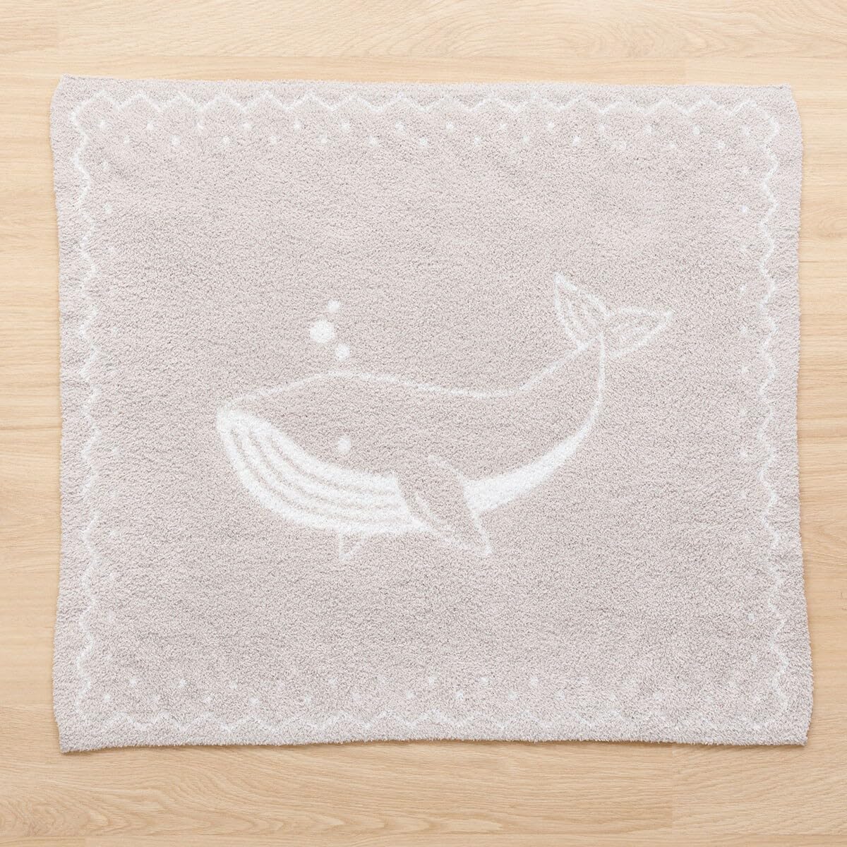 Amazon｜ニトリ ベビー ふかふか ブランケット クジラ NM01 80×80cm