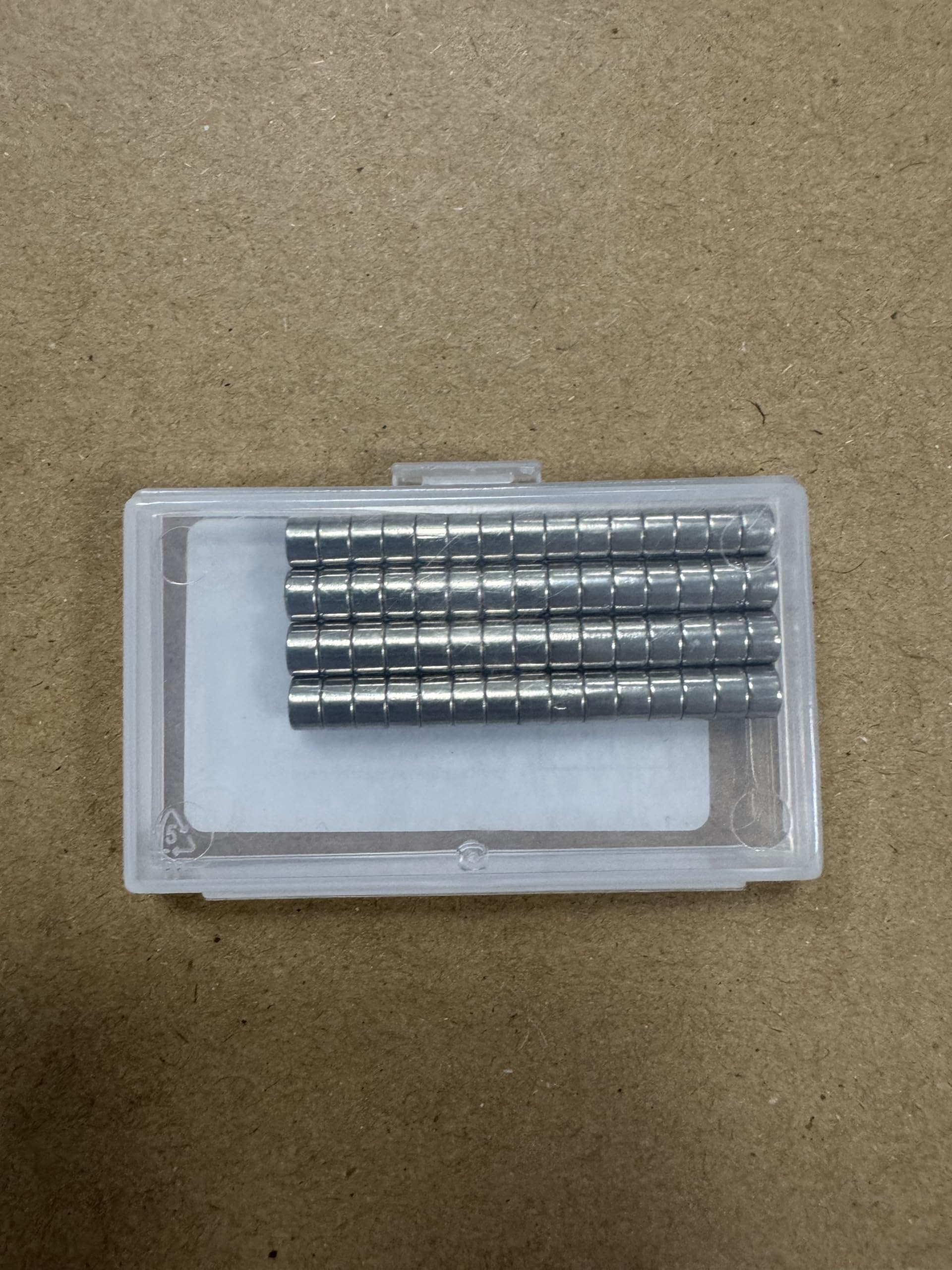 LISOPO 60 sztuk magnesów neodymowych, małe, mocne, mini magnesy na tablicę magnetyczną, tablicę korkową, lodówkę, rękodzieło (5 x 3 mm)