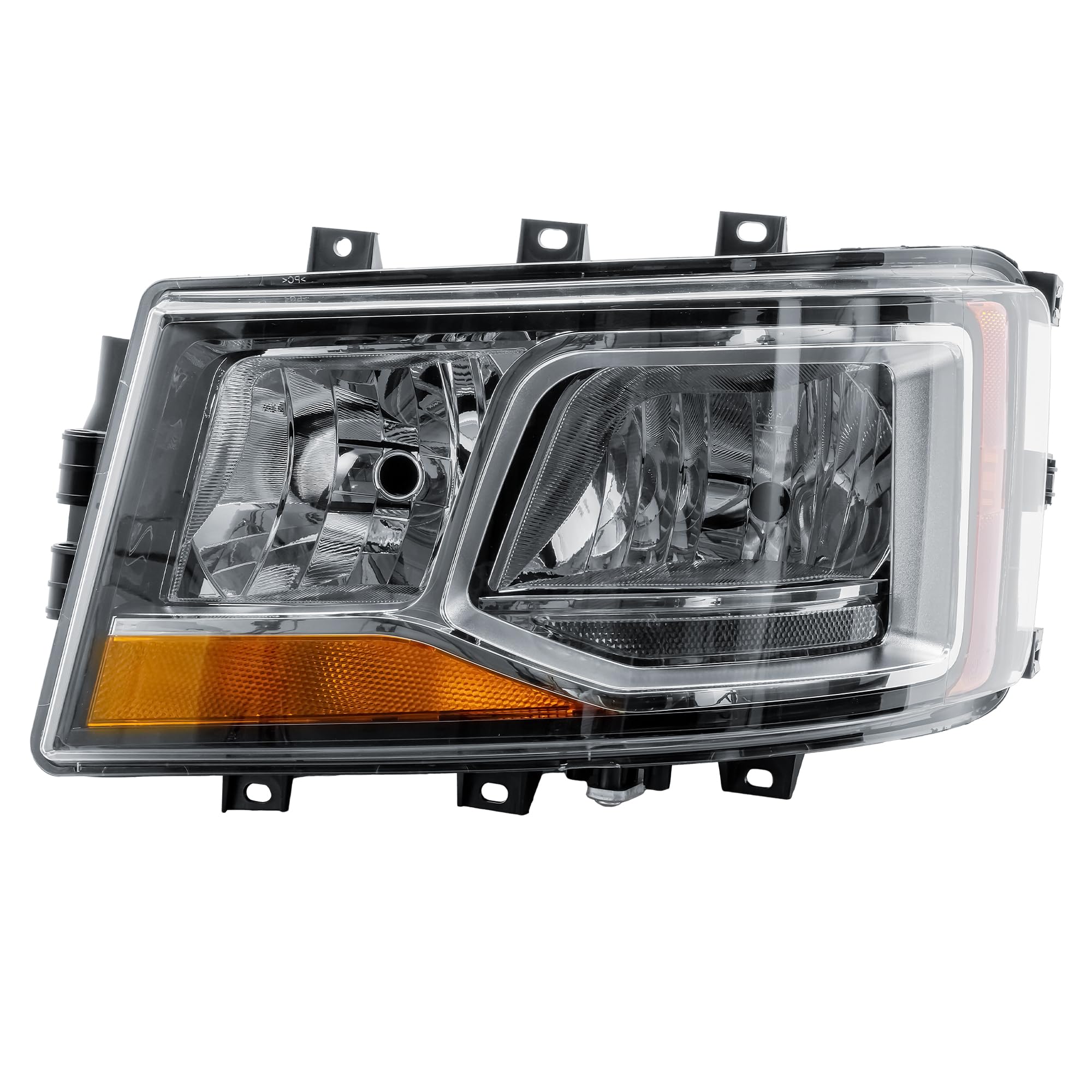 LONGLING Faro anteriore sinistro di ricambio 24V con regolazione elettrica per Scania P/G/R/S Serie di camion