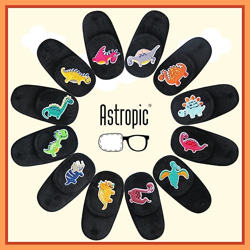 Miniatura 7 de 2 parches de ojos para niños  Parche de ojo de dinosaurio para niños para gafas  Parches médicos para ojos para niños con ojo perezoso  Parche para