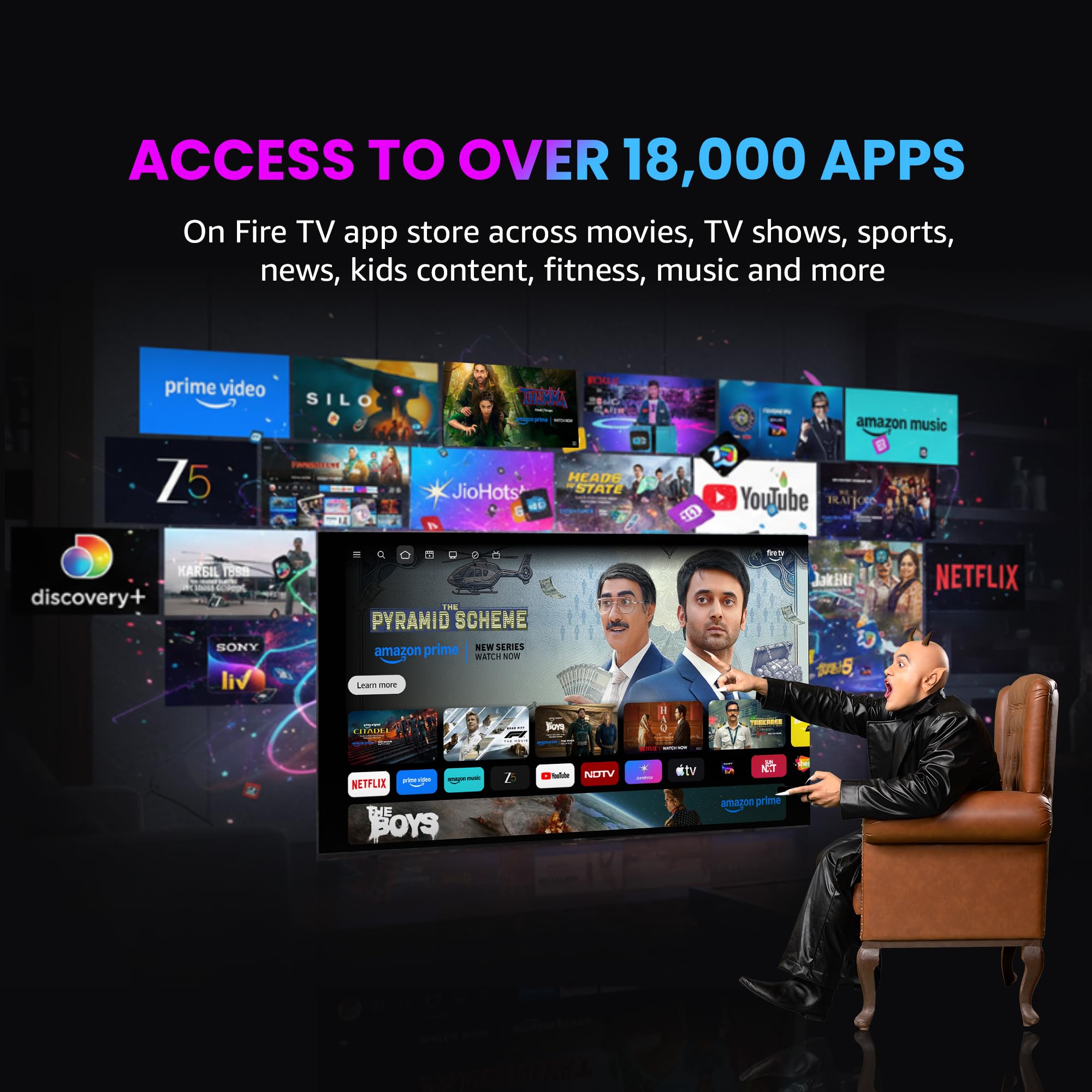 Onida 108 cm (43 inch) QLED Ultra HD 4K Smart Fire TV Q43UFD — Amazon image 13