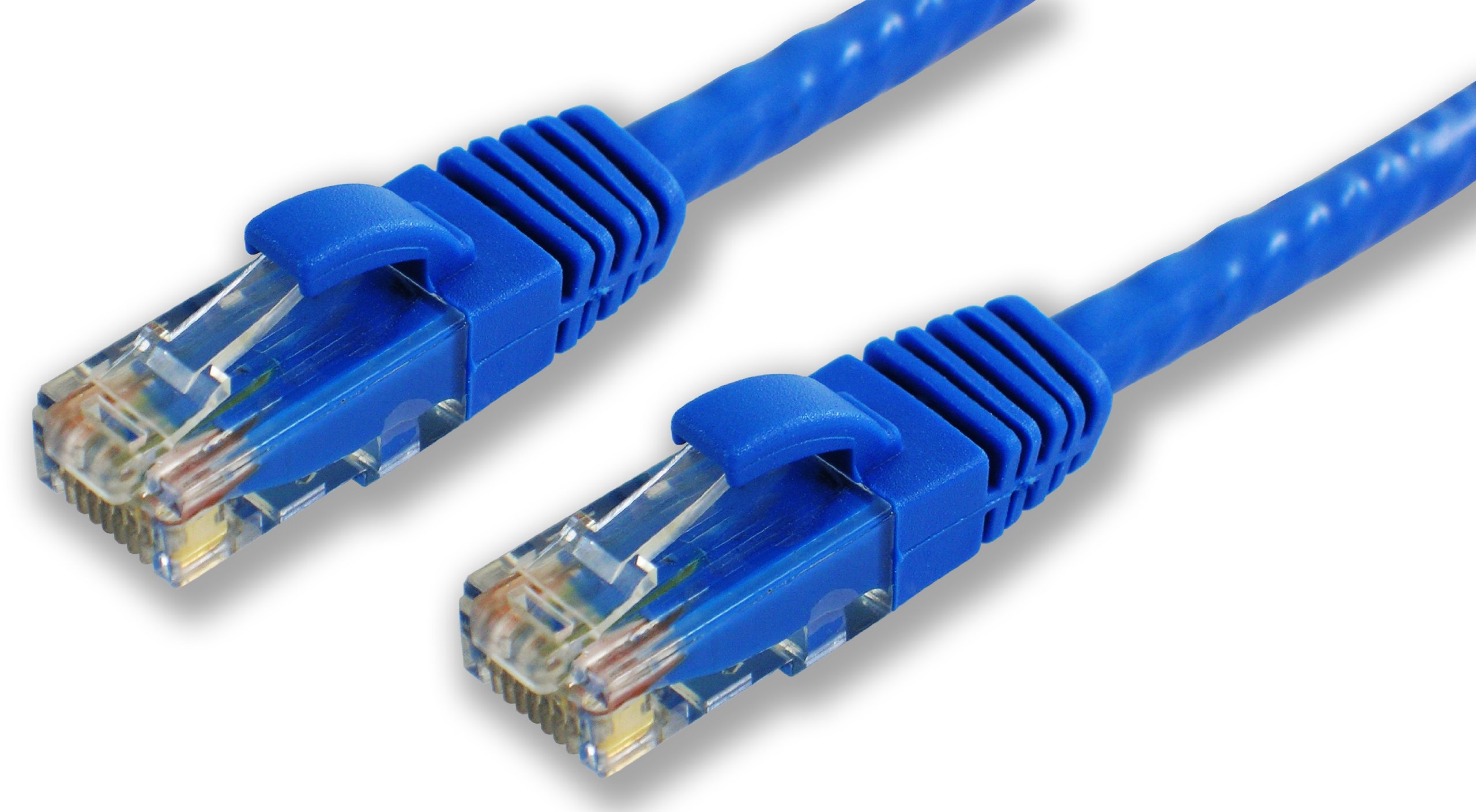 Lynn ElectronicsCAT6-10-BLB 10-Feet Booted Patch Cable, Blue, 5-Pack