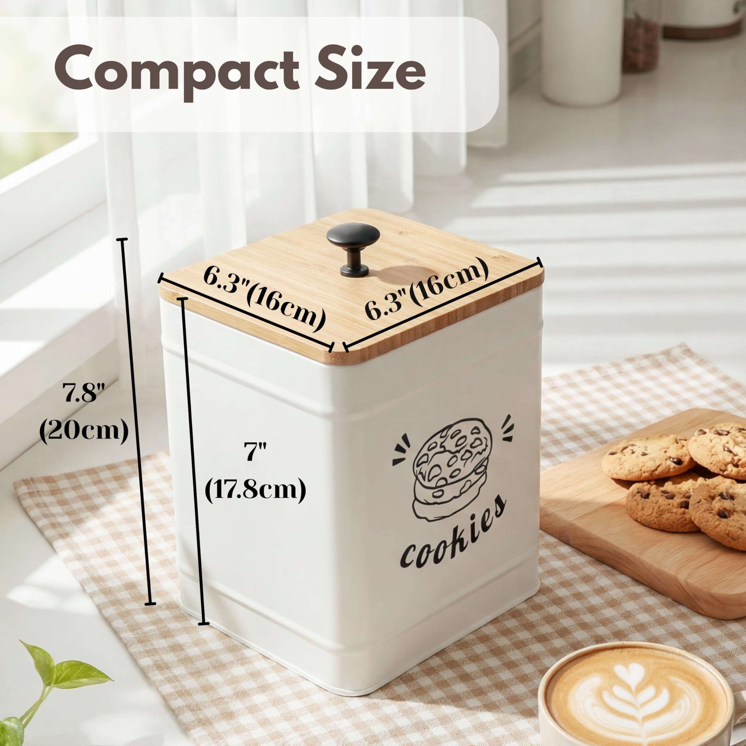 Amazon｜PERFNIQUE (パーニーク) 3.5L クッキージャー 密閉 蓋付き