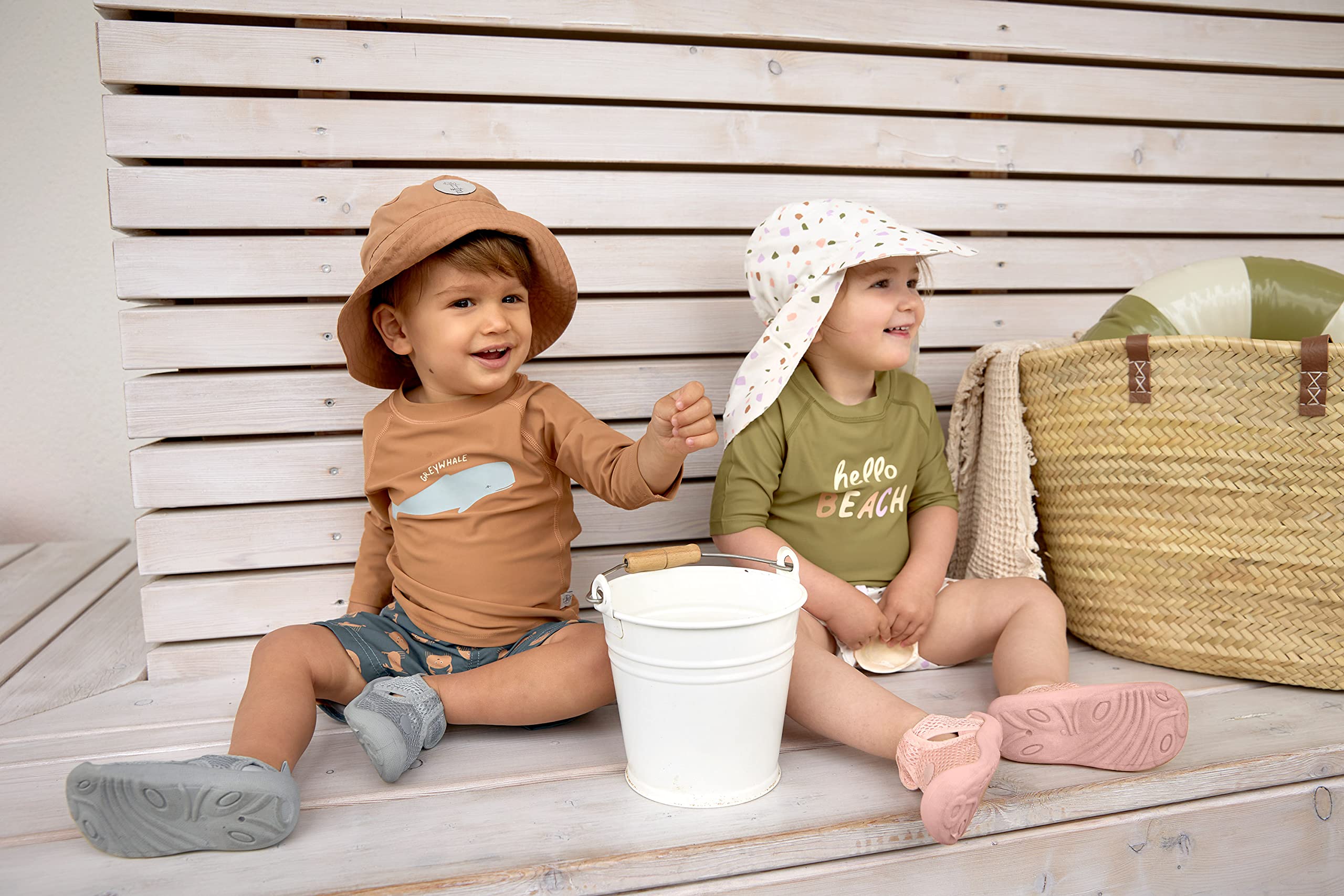 Lässig Lässig Schwimmshirt Badeshirt Langarm Splash & Fun - Maglia dermoprotettore, Unisex, per Bambini (Confezione da 1)