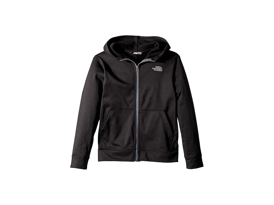 

The North Face Kids Tech Glacier Full Zip Hoodie (Little Kids/Big Kids) (TNF Black/Turbulence Grey (Prior Season)) Boy's Sweatshirt