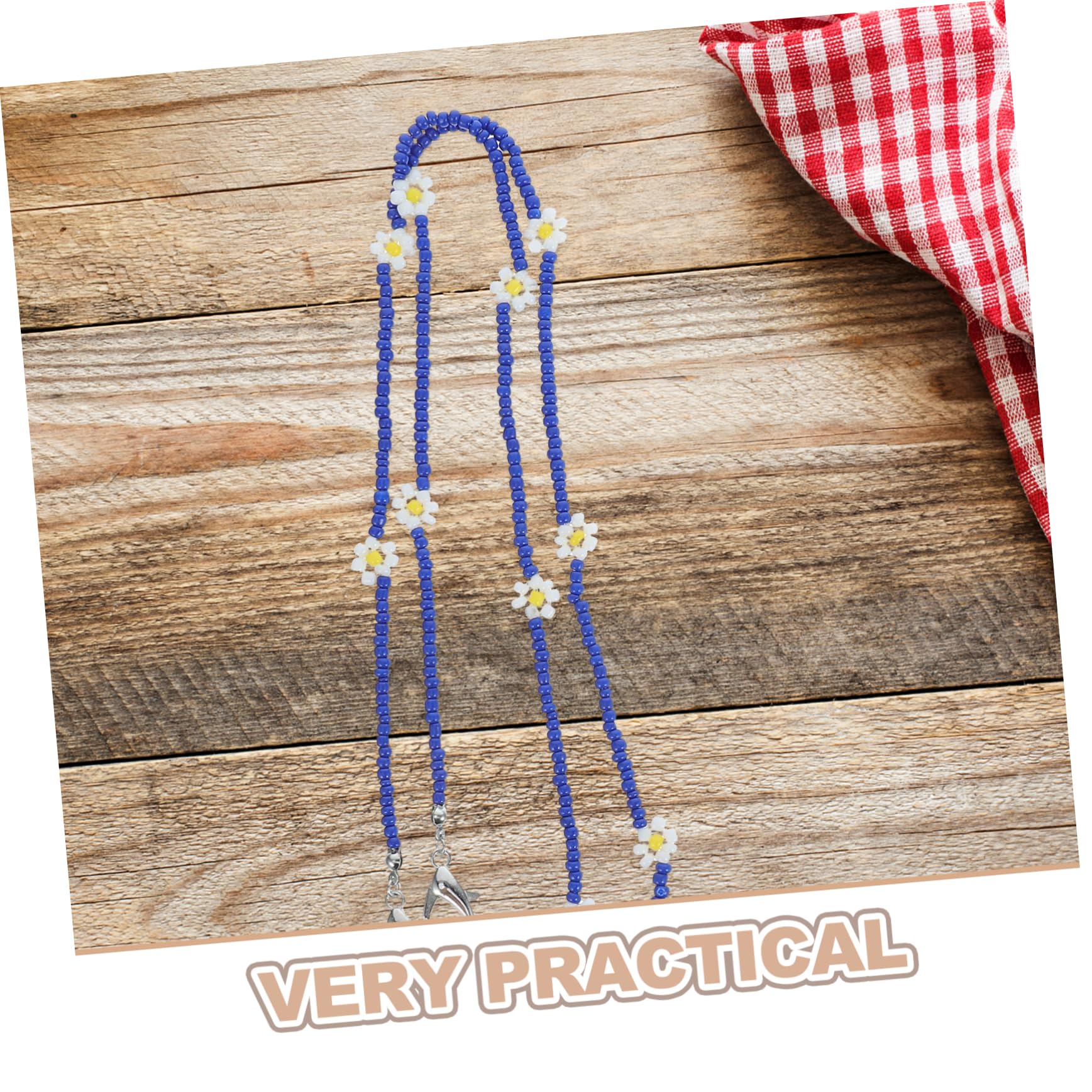 Gatuida Teiliges Blumenperlen Brillenketten Stilvolle Daisy Maskenhalter Bunte Farben Für Sonnenbrillen Lesebrillen Und Masken Halt Für Sport Und Freizeit