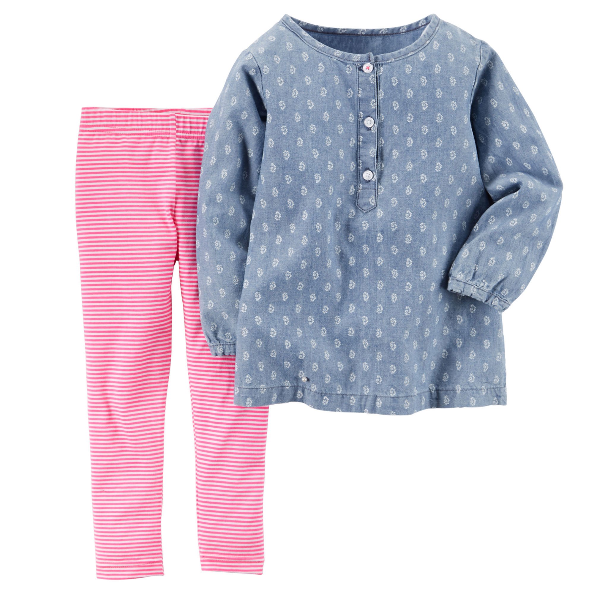 Carter's Little Girls' Foil Print Tunic (Toddler/Kid) - Print - 4T